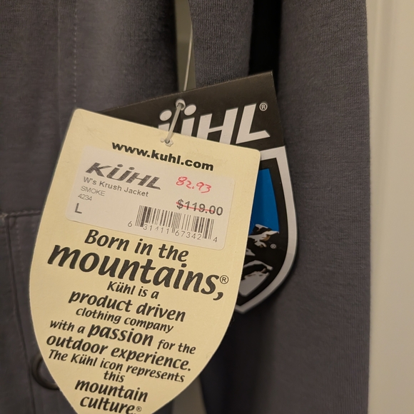 Women's Gray KUHL Jacket - Size Large - Picture 3 of 8